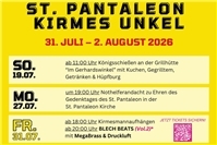 Anstehende St. Pantaleon Kirmes des Bürger- und Junggesellenvereins Unkel