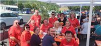 Auch im Sommer aktiv – Besuch bei Freunden