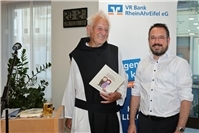 Autorenlesung mit Pater Stephan im Kloster Himmerod bei VR Bank Adenau
