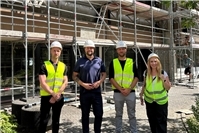 Baustelle des Service-Centers Lahnstein liegt im Zeitplan