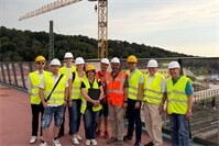 Baustellenbesuch: Neue Rad- und Fußgängerbrücke und Kreisel Behringstraße nehmen Gestalt an