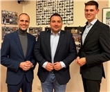 Benedikt Oster, MdL, informiert gemeinsam mit Clemens Hoch, Gesundheitsminister, über das neue Besta