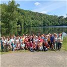 Besichtigung des 126
Meter langen Maar-Stollens