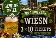 Brauwiesen WIESN - jetzt 3 x 10 Tickets gewinnen!