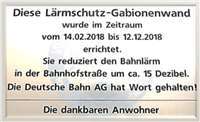 Bürgerinitiative informiert zum Bahnlärmschutz
