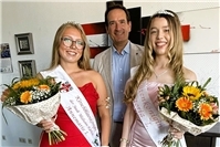 Bürgermeister Thomas Przybylla empfängt Blütenmajestäten der Verbandsgemeinde Weißenthurm
