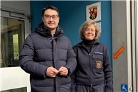 CDU-Landtagskandidat Philip Rünz im Austausch mit Polizei in Koblenz-Stadtteilen