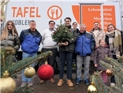 Christbaum-Aktion der Jungen Union bringt Licht und Wärme ins Wintergrau