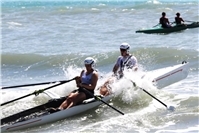 Coastal Rowing Wettbewerb in Donoratico mit Ruderin aus Treis-Karden