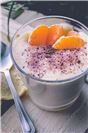 Cremiger Vanillequark mit Pfirsischen