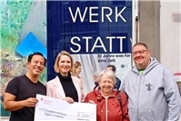 Dart Club Schlusslichter spendet 1.150 Euro an Theater am Ehrenbreitstein in Koblenz