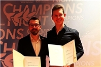 Deutsche Meister Simon Haible und Jonas Wiesen aus Treis-Karden in Mainz geehrt