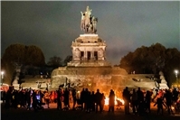 Ein wunderschöner Abend am Deutschen Eck