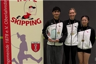 Eva und Semih glänzen im Rope Skipping