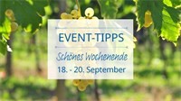 Event-Tipps vom 18. bis 20. September
