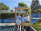 Evm unterstützt Freibad Linz