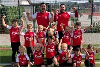 F-Junioren des SV Kripp mit viel Freude am Ball
