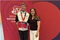 Fabian Gassen überzeugt bei Special Olympics in Dillingen mit Top-Leistung