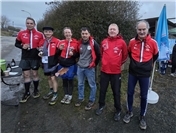 Faschingslauf in Ellscheid an einem 13. - Beide Streckensiege erlaufen