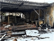 Feuer im Bauhof Löf: ein Weihnachtsdrama