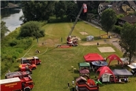 Feuerwehr Rolandswerth trotz Hitzewelle
