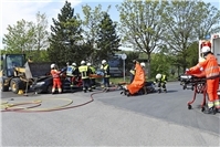 Feuerwehr und Rettungsdienst trainieren gemeinsam für den Ernstfall