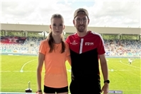 Franziska Schulz bei der
U18-DM in Wattenscheid