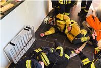 Großübung der Feuerwehren