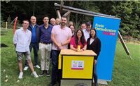Jana Gräf radelt für den Dialog: Politik zum Mitmachen, von Dorf zu Dorf und bis ins Herz von Rheinl