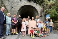 Jugendstiftung der Kreissparkasse Ahrweiler unterstützt Neugestaltung der Tunnelgalerie in Mayschoß