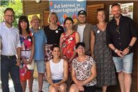 Kai Dommershausen auf dem Sommerfest der Kindertagespflege der VG Weißenthurm