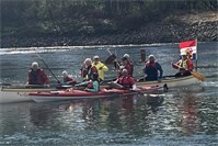 Kanu-Saisonabschluss des NWV Neuwied mit Rheintour und Reispfanne