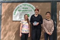 Kinder sammeln 125 Euro für das Tierheim Remagen