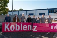 Koblenz: Frisches Design für bekanntes Willkommensschild