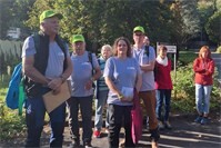 Koblenz Wanderung zum Weinfest in Lay mit 130 Teilnehmern