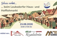 Leubsdorfer Haus- und Hofflohmarkt mit 67 Ständen am 15. August 2026