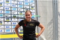 Lina Näkel vom SV Blau-Gelb Dernau glänzt bei Leichtathletik DM der U16 in Bochum-Wattenscheid