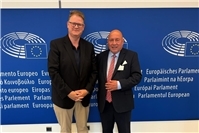 MIT Vorsitzender Leo Biewer zu Besuch beim Europäischen Parlament zum Thema Mobilität