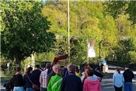 Maibaumaufstellung in Trimbs bei Kaiserwetter