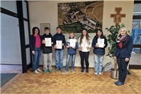 Mathematikwettbewerb 1. Runde: Preisträger aus Schuljahr 7 und 8 ausgezeichnet