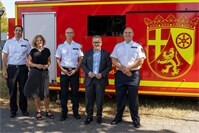MdB Rudolph und MdL Köbberling informieren sich über das Landesamt für Brand- und Katastrophenschutz