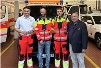 Mit Blaulicht durch die Nacht: Rünz beim Rettungsdienst