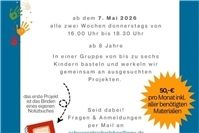 Neue Kreativgruppe für Kinder ab acht Jahren am Schwanenteich ab Mai 2026