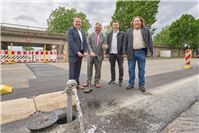Neue Trinkwasserleitung
nach Vallendar ist in Betrieb