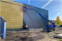 Neuwied: Baufortschritt an der Eventhalle "Deichherz"