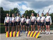 Platz Sechs und Sieben bei Ruder-WM