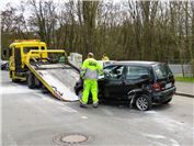 Promillefahrt endet im Vorgarten