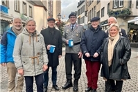 Prominente Unterstützung bei der Haus- und Straßensammlung
