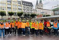 Regen hält Radler nicht ab