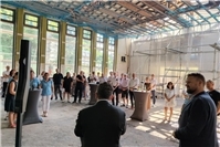 Richtfest für die neue „Sääner Hall“ gefeiert